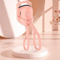 USB Electric Quick Heated Eyelash Heating Curling Clip Long Lasting Portable Eyelash Curler Tools