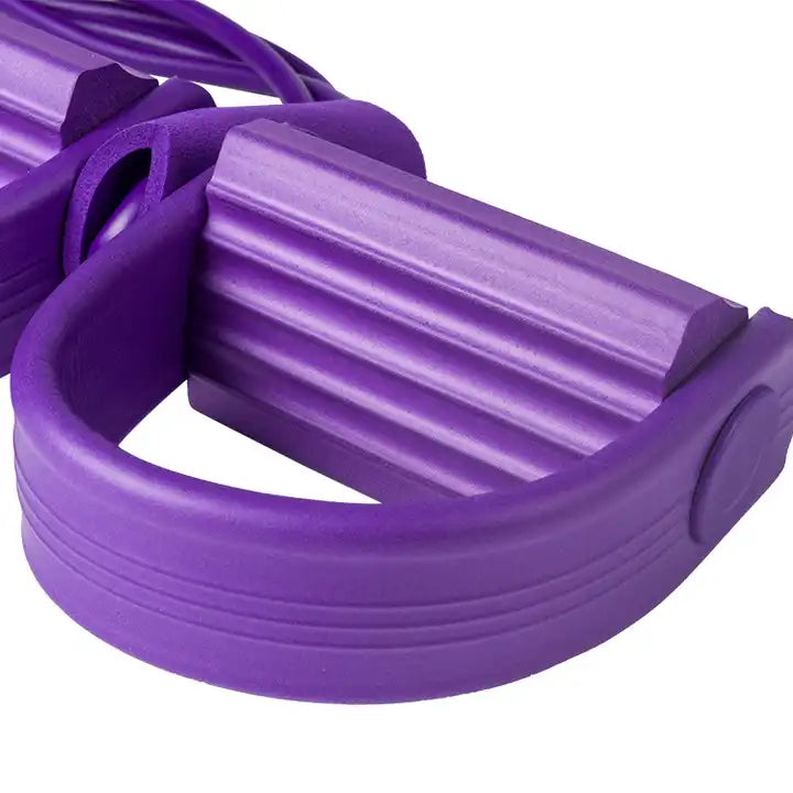 4 Tube Resistance Bands Sit-Up Pull Rope Reducer Sport Workout Fitness Equipment