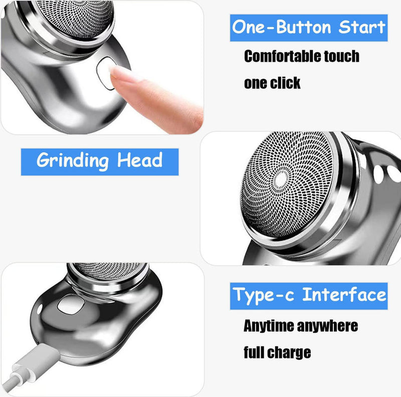 USB Mini Rechargeable Waterproof Electric Shaver Small Size Hair Shaver Trimmer. GsmartBD Best Online Shop