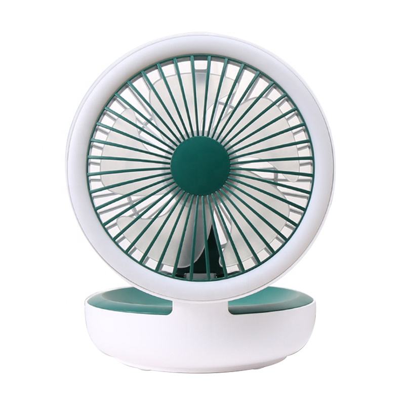 Rechargeable Mini Portable Fan USB LED Night Light With Stand. GsmartBD Best Online Shop