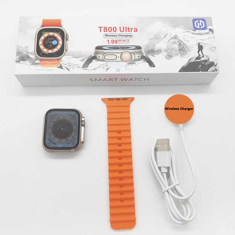 Premium T800 Ultra Smartwatch Series 8 with Wireless Charging Waterproof Smartwatch. GsmartBD Best Online Shop