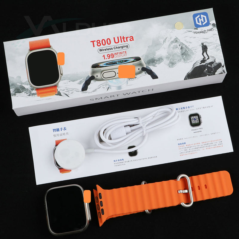 Premium T800 Ultra Smartwatch Series 8 with Wireless Charging Waterproof Smartwatch. GsmartBD Best Online Shop