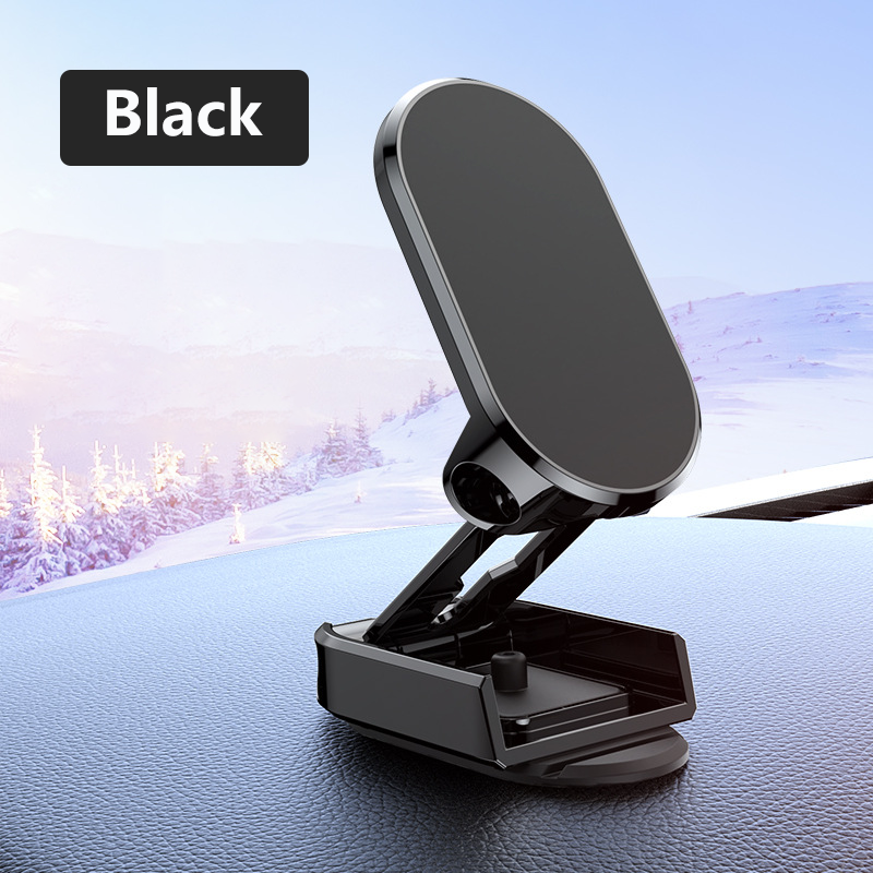 Metal Magnetic Car Phone Holder 360° Rotatable Mount Phone Stand