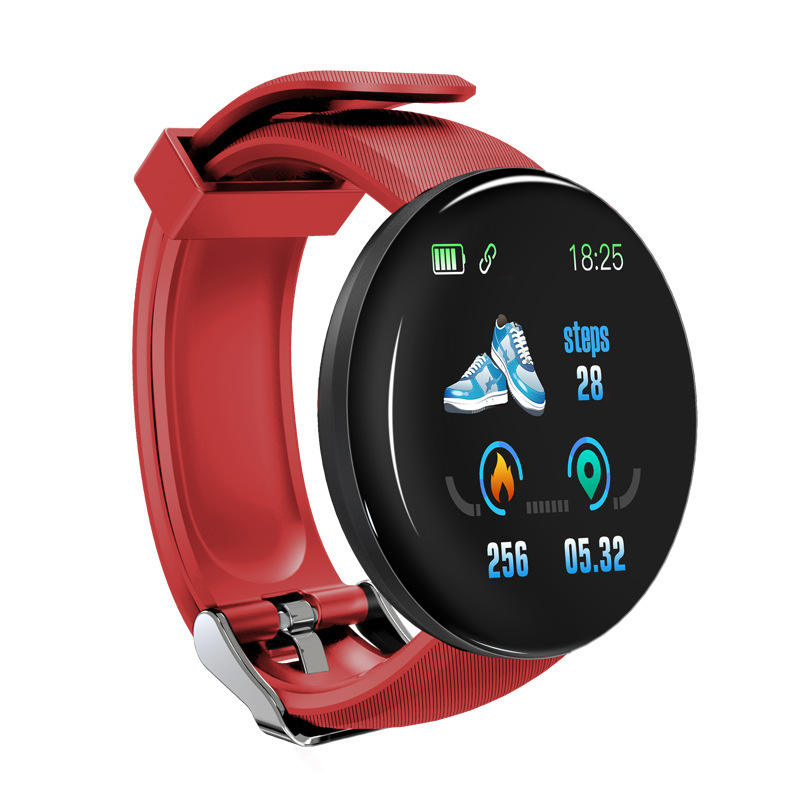 D18 Bluetooth Sport Heart Rate Fitness Tracker Waterproof Smart Watches