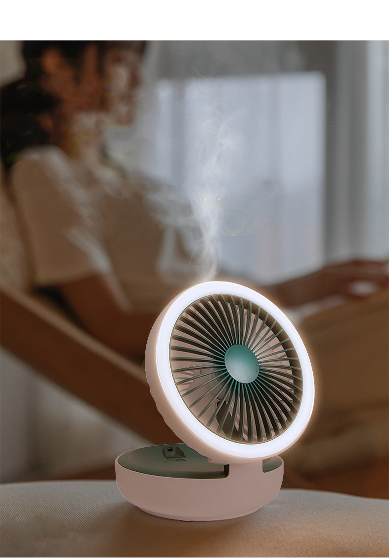 Rechargeable Mini Portable Fan USB LED Night Light With Stand. GsmartBD Best Online Shop
