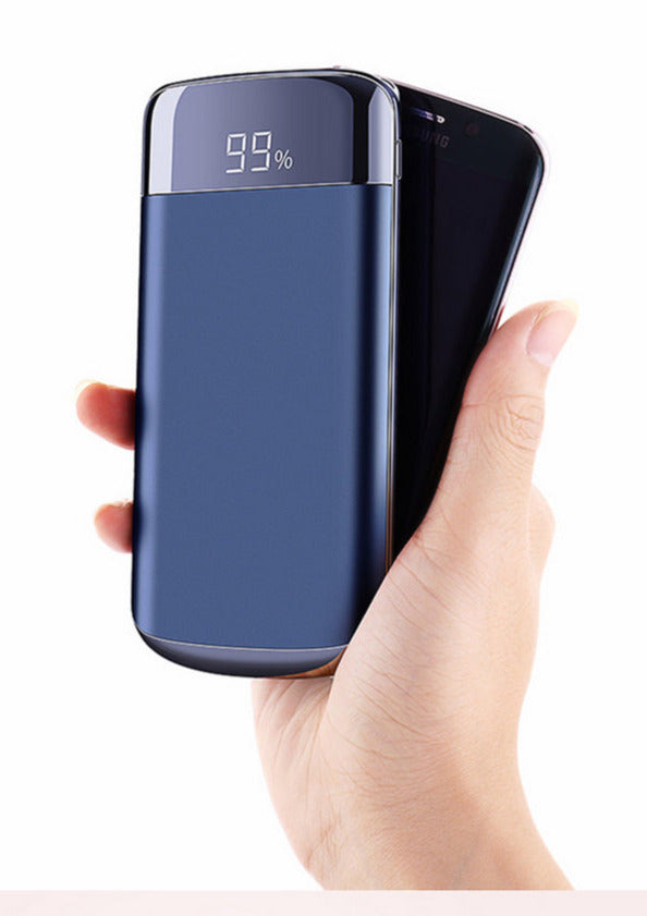 20000mAh Portable Power Bank With LED Digital Display Double USB Output Powerbank for Android or iPhone