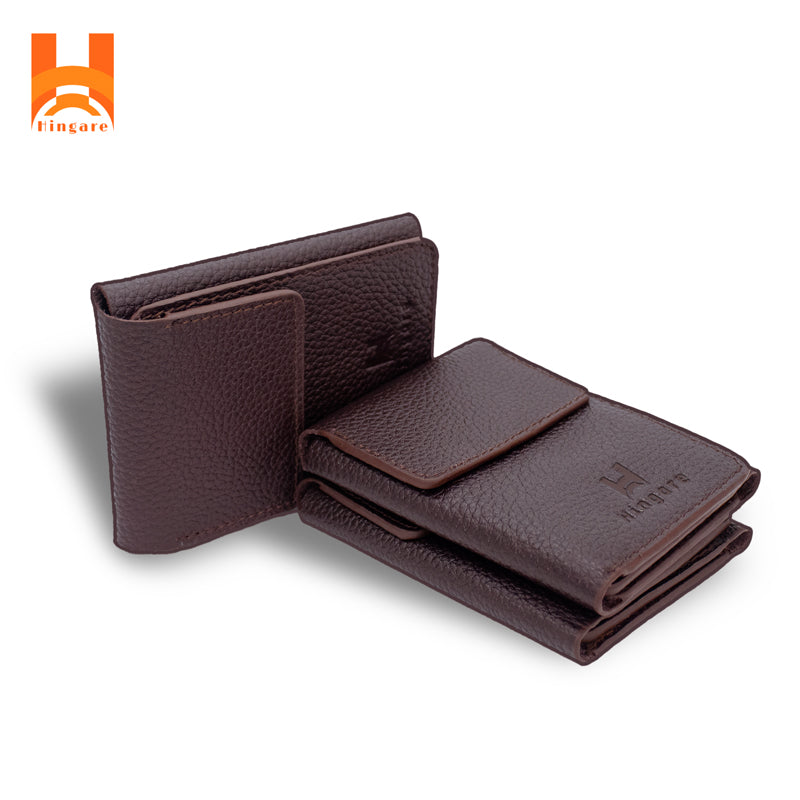 Hingare Genuine Leather Special Quality Small Folding Wallet Or Card Holder