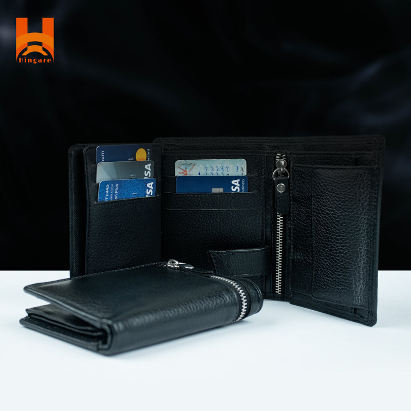 Hingare Supper Quality Leather Hi-Full Medium Wallet 100% Genuine Leather Wallet