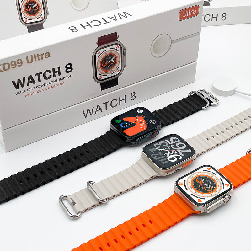KD99 Ultra Smartwatch Series 8 Wireless Rechargeable Gift Extra Straps. GsmartBD Best Online Shop