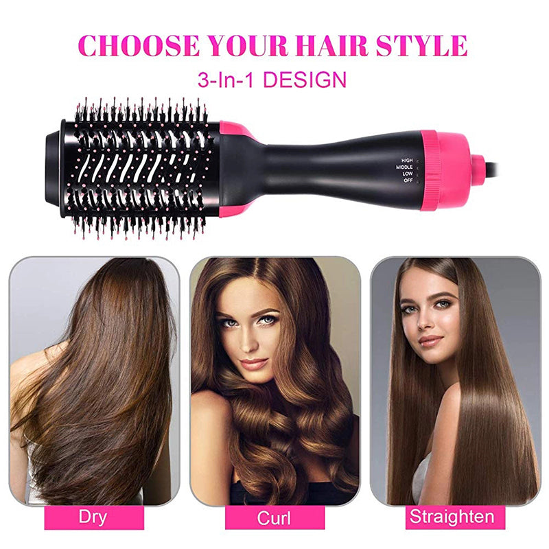 Professional Ionic Hair Brush One Step Hair Dryer Comb Hair Straightener Brush. GsmartBD Best Online Shop