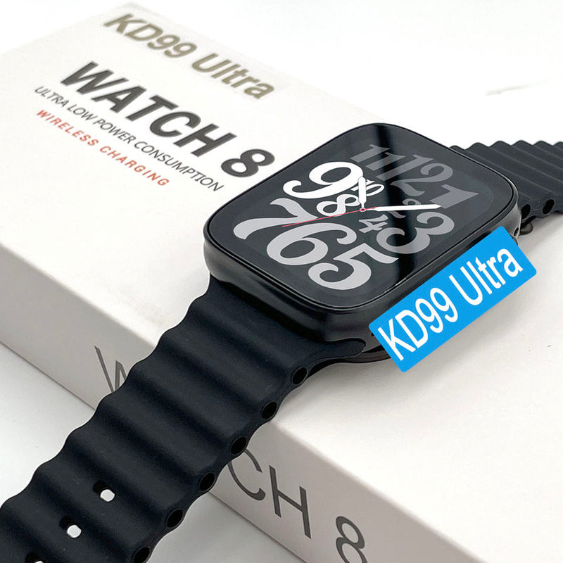 KD99 Ultra Smartwatch Series 8 Wireless Rechargeable Gift Extra Straps. GsmartBD Best Online Shop