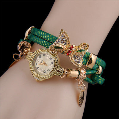 Butterfly Wrap Bracelet Quartz Women's Watch. Gsmartbd Best Online Shop