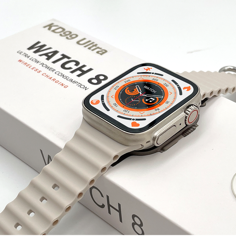 KD99 Ultra Smartwatch Series 8 Wireless Rechargeable Gift Extra Straps. GsmartBD Best Online Shop