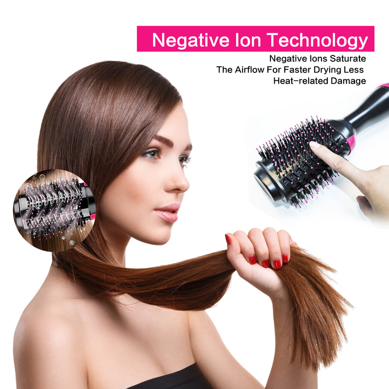 Professional Ionic Hair Brush One Step Hair Dryer Comb Hair Straightener Brush. GsmartBD Best Online Shop