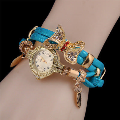 Butterfly Wrap Bracelet Quartz Women's Watch. Gsmartbd Best Online Shop