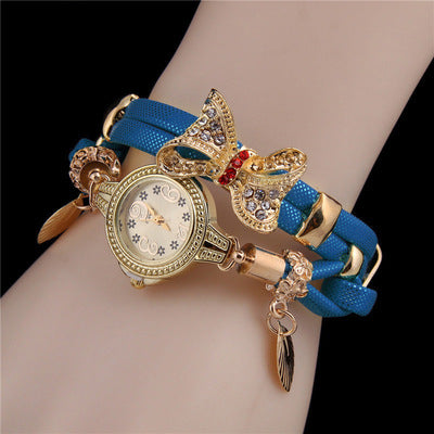 Butterfly Wrap Bracelet Quartz Women's Watch. Gsmartbd Best Online Shop