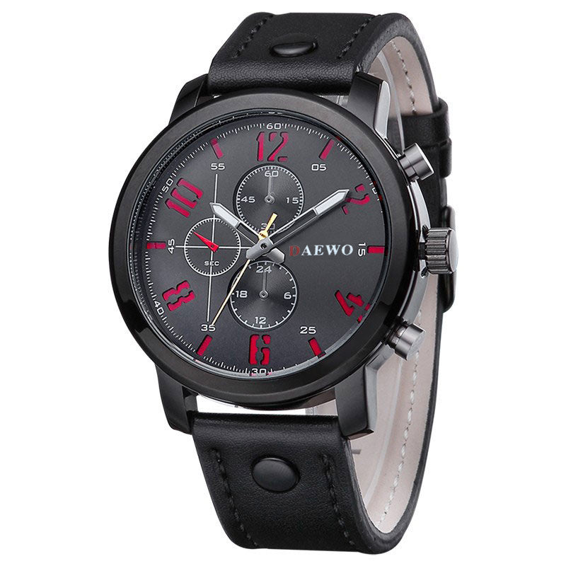 Luxury Men Leather Sports Casual Quartz Watch. GsmartBD Best Online Shop