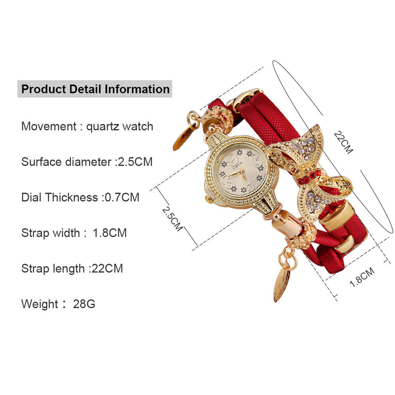 Butterfly Wrap Bracelet Quartz Women's Watch. Gsmartbd Best Online Shop