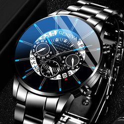 GENEVA Men's Fashion Stainless Steel Quartz Watches. GsmartBD Best Online Shop