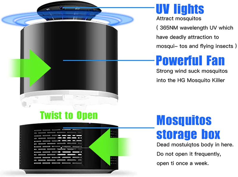 Eco-Friendly Electric LED Mosquito USB Killer Lamp. GsmartBd Best Online Shop