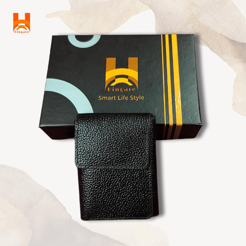 Hingare Genuine Leather Folding Wallet Or Card Holder