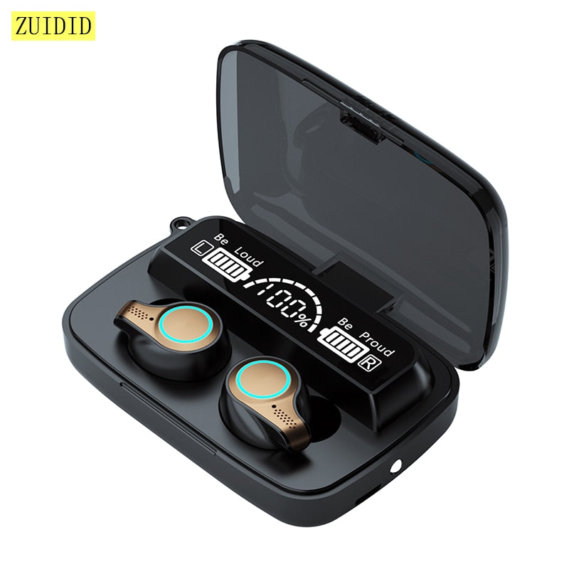 Best Earbuds for Music & Calling - M18 Tws Wireless Earphone With 3500mAh Power Bank. Gsmartbd Best Online Shop