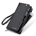 WILLIAMPOLO Men Wallets Genuine Cow Leather Long Clutch Zipper Wallets. GsmartBD Best Online Shop