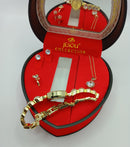 Women Bracelet Watch Set Crystal Design Necklace Earrings ring Female Jewelry Set Gift Box. GsmartBD Best Online Shop