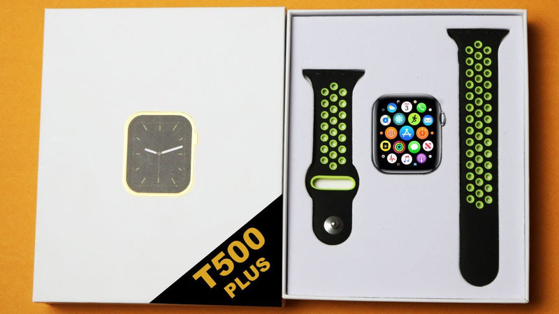 T500 Plus Watch Multi-function Fitness Tracker 1.54inches Smart-Touch Wristwatch for Sport. GsmartBD Best Online Shop